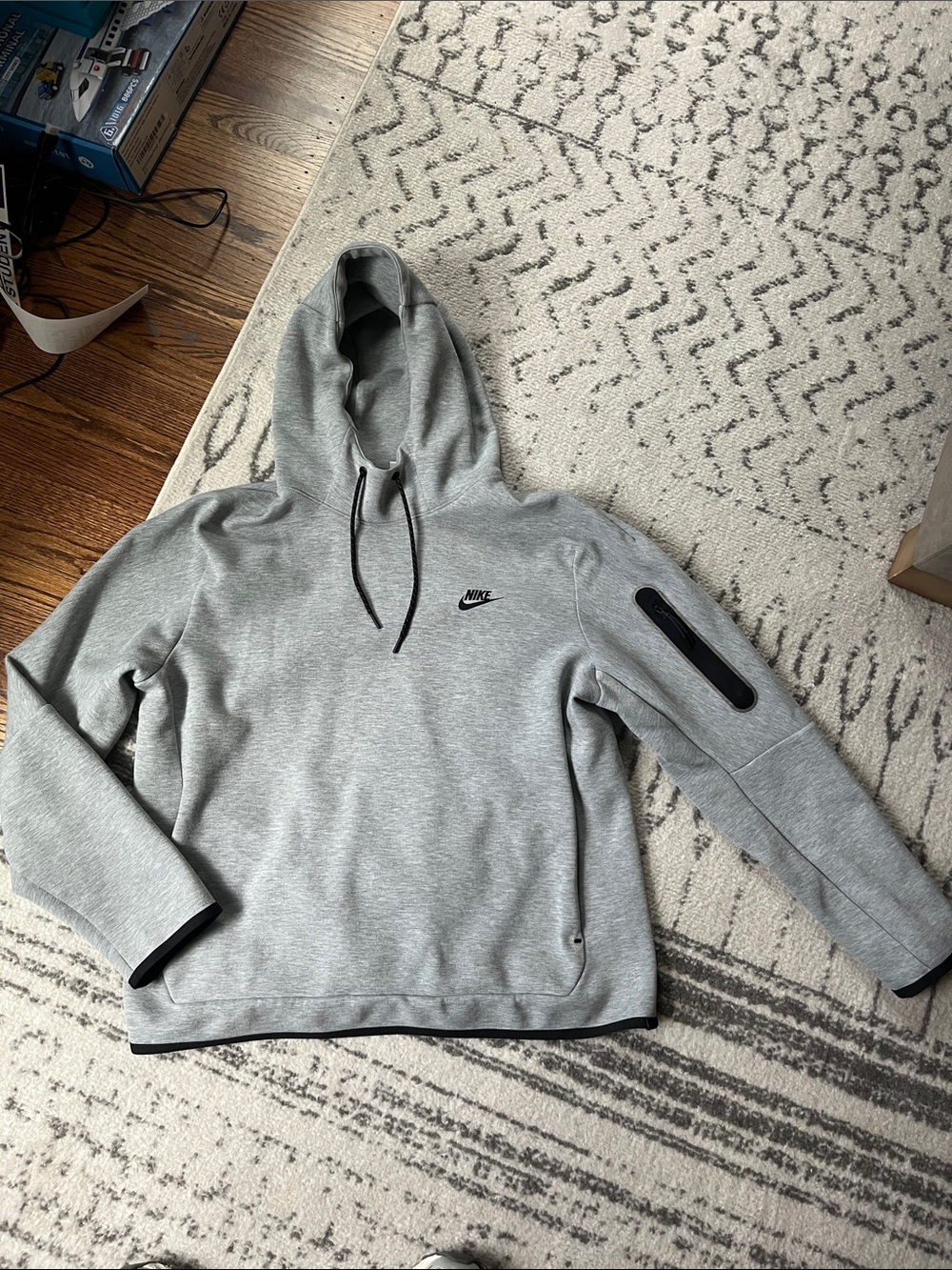 Nike Tech Light Grey Hoodie